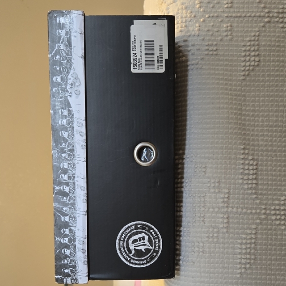 Demonia Trinity Black Platform Boots with Silver Buckles - Picture 9 of 11